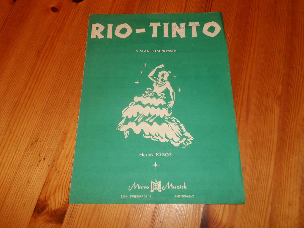 Rio tinto - jo bos, Gebruikt, Gitaar, Ophalen of Verzenden, Artiest of Componist
