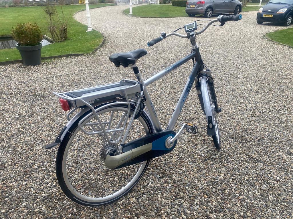 Union elektrische herenfiets, Fietsen en Brommers, Overige merken, Minder dan 30 km per accu, Gebruikt, Ophalen of Verzenden