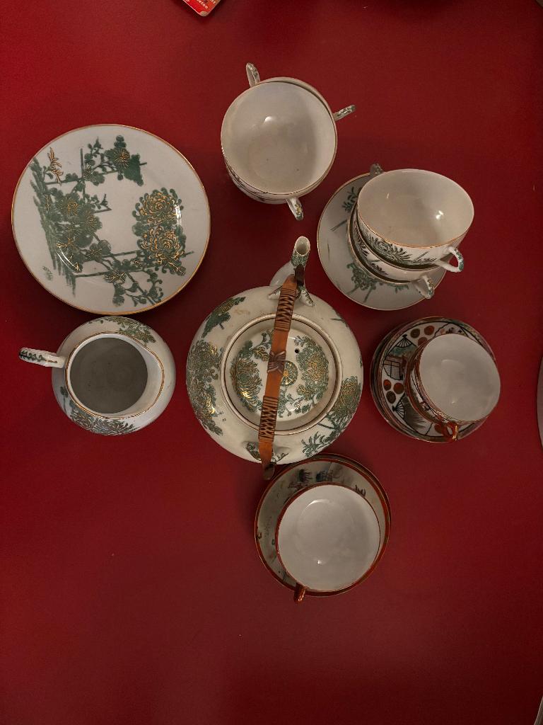 Vintage Japans porselein, Ophalen