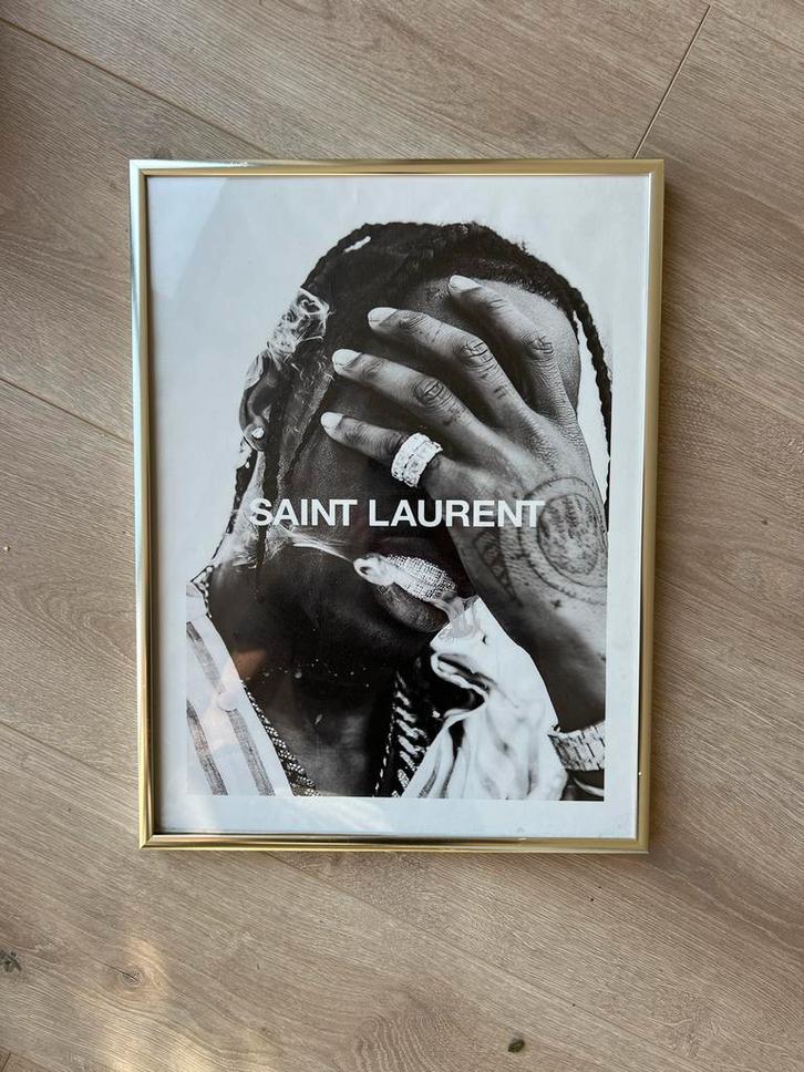 Saint Laurent x Travis Scott geïnspireerde print, Antiek en Kunst, Kunst | Schilderijen | Modern, Ophalen of Verzenden