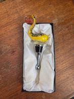 Wijnstopper met glazen vogel - Nette staat, Ophalen of Verzenden, Gebruikt