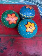 Indiase papier mache bollen handbeschilderd India, Verburgt Vintage, Nieuw, Ophalen of Verzenden, https://verburgtvintage.nl/#contact
