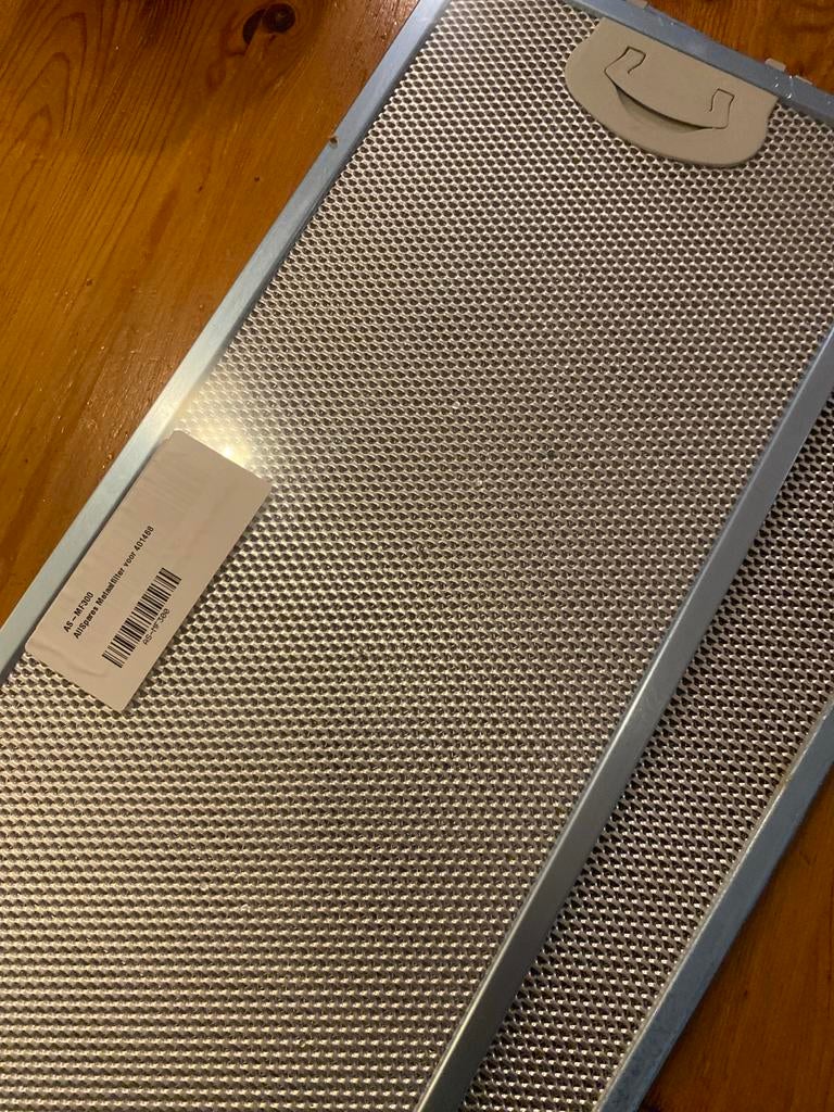 AllSpares Metaalfilter AS-MF300 voor afzuigkap ATAG, Ophalen of Verzenden, Nieuw, 200 tot 400 m³ per uur, Onderbouw afzuigkap