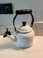 Le Creuset fluitketel wit - 1.1 liter, Ophalen of Verzenden, Gebruikt