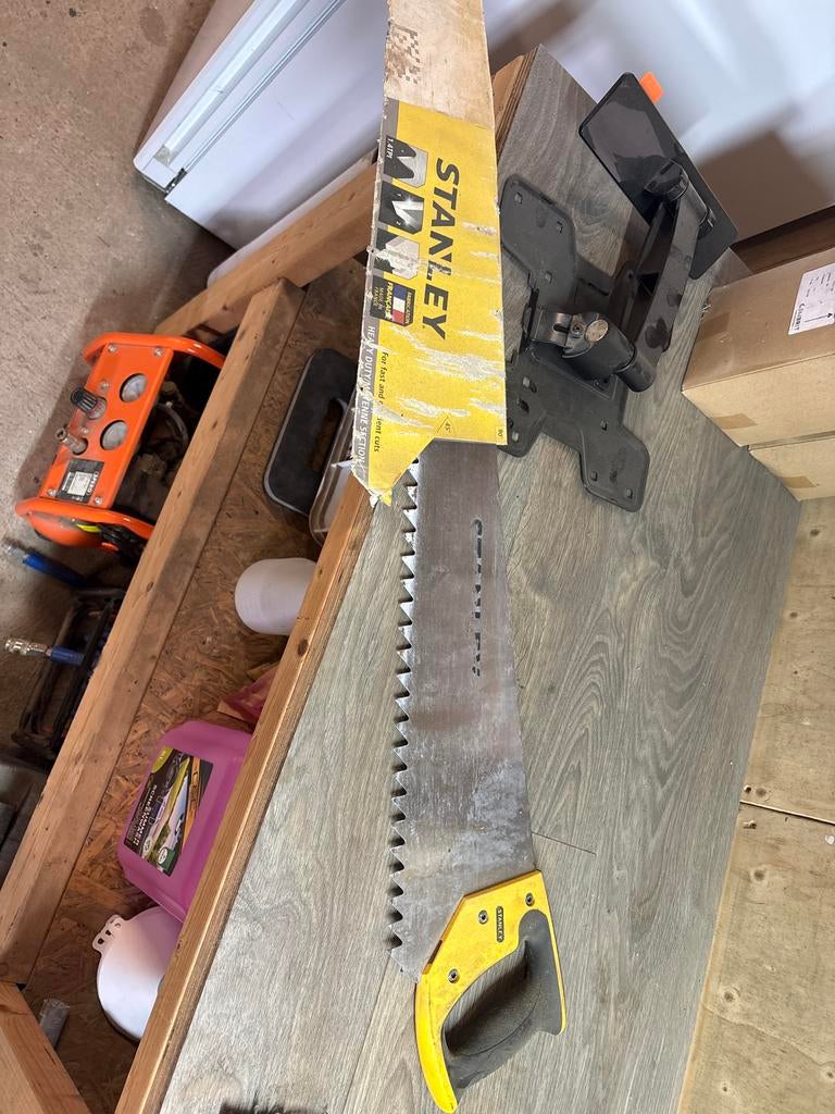 Stanley Handzaag - Heavy Duty/Moyenne Section, Doe-het-zelf en Verbouw, Gereedschap | Zaagmachines, Ophalen of Verzenden, Gebruikt