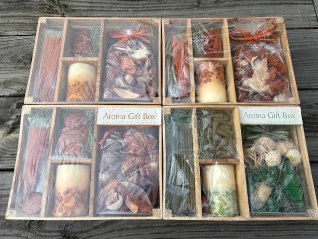 kaars geur set wierook 4 sets samen, Ophalen of Verzenden, Nieuw, Overige materialen, Minder dan 25 cm