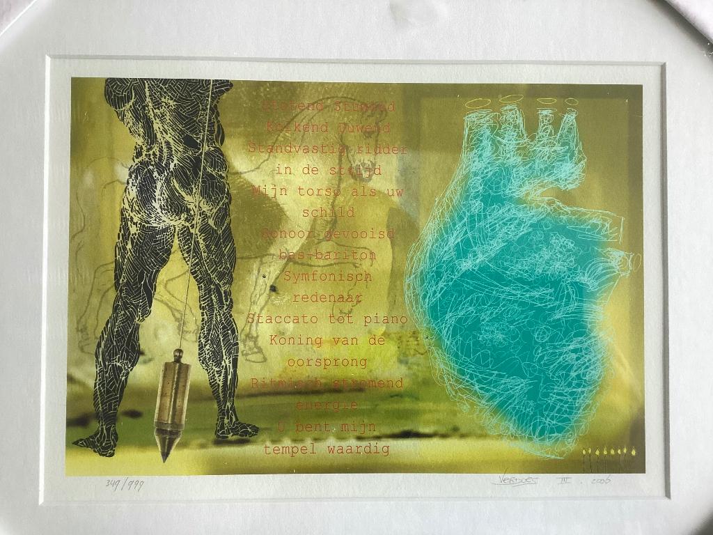 Giclée, Mark Verdoes, III, genummerd, gesigneerd, nieuw, Antiek en Kunst, Ophalen