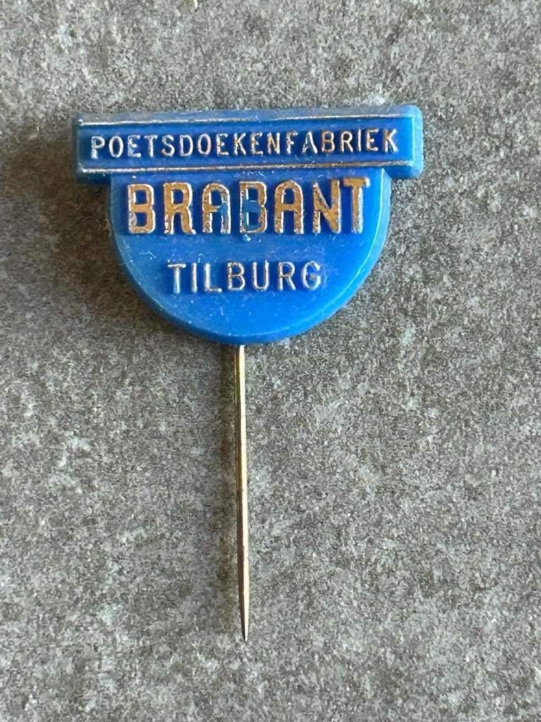 Tilburg poetsdoeken fabriek Brabant, Ophalen of Verzenden, Overige onderwerpen, Speldje of Pin