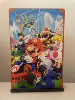Nintendo Mario kart metalen reclamebord (Old Look), Huis en Inrichting, Woonaccessoires | Tekstborden en Spreuken, Www.pand50.nl