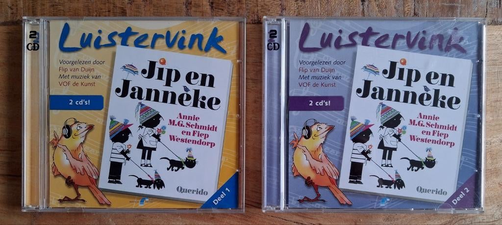 Luisterboek - Jip en Janneke deel 1 en deel 2 - Luistervink, Ophalen of Verzenden, Annie M.G. Schmidt, Cd, Kind