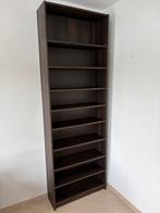 ***NIEUWSTAAT*** IKEA BILLY kast bruin/walnoot + bovendeel, Huis en Inrichting, Kasten | Boekenkasten, Ophalen, Met plank(en)