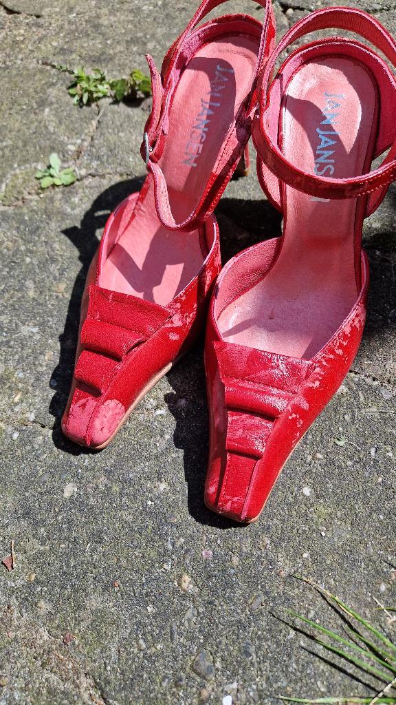 Jan Jansen schoenen, Kleding | Dames, Schoenen, Nieuw, Pumps, Rood, Ophalen of Verzenden