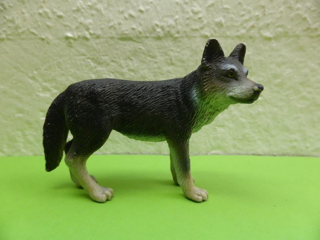 Schleich 14605 wolf dierfiguur, Verzamelen, Dierenverzamelingen, Gebruikt, Beeldje of Figuurtje, Overige soorten, Ophalen of Verzenden