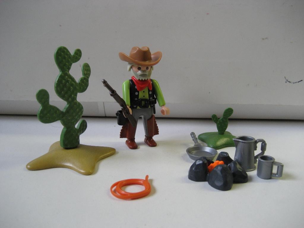 playmobil cowboy, Ophalen of Verzenden, Zo goed als nieuw