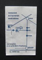 G 9660 Emst (Vel.) - Restaurant Schaveren, Verzamelen, Suikerzakjes, Ophalen of Verzenden, Nederland