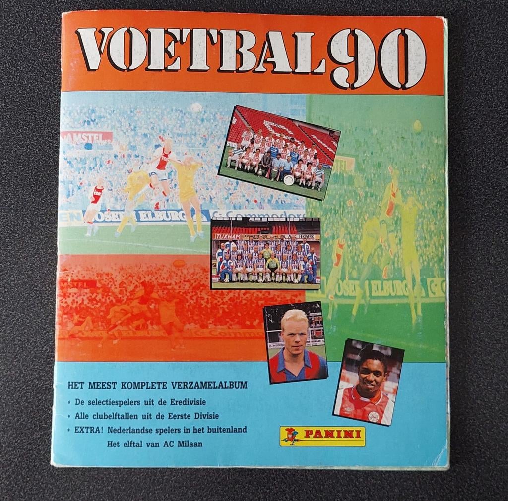 Panini Voetbal 90 compleet album 1990, Ophalen of Verzenden, Gebruikt, Overige binnenlandse clubs, Boek of Tijdschrift