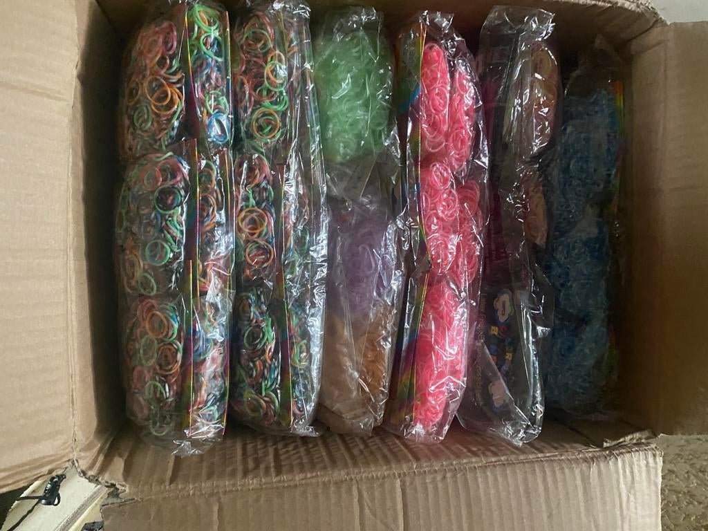 Grote partij loombandjes, Hobby en Vrije tijd, Knutselen, Ophalen, Nieuw