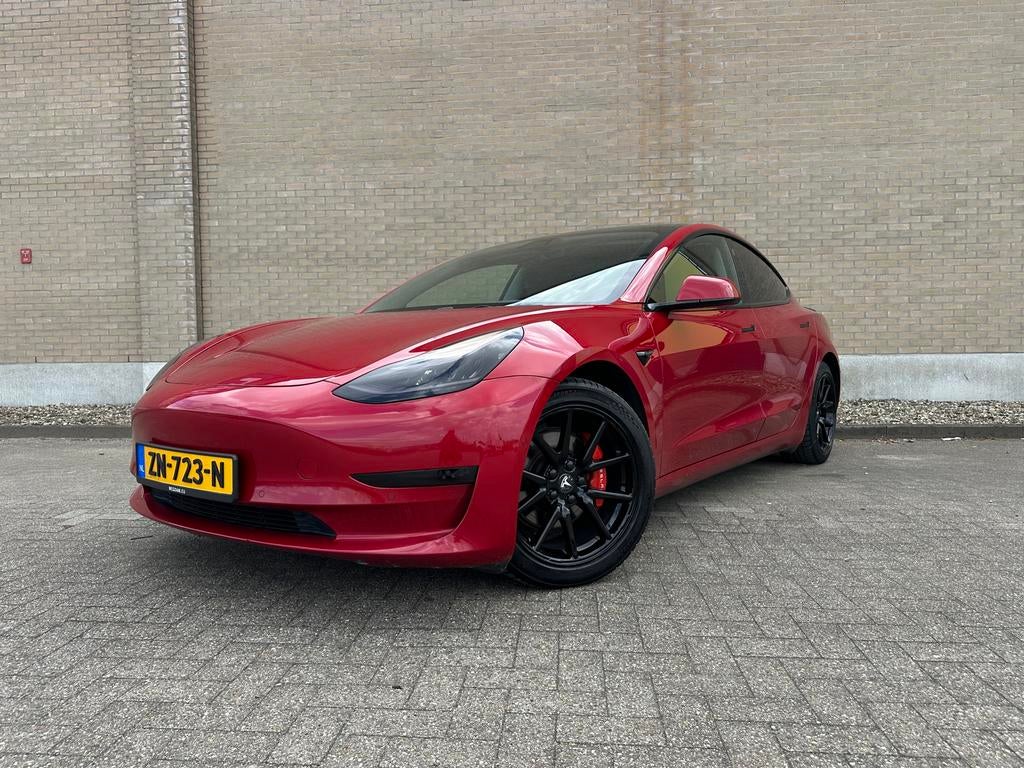 Tesla Model 3 Long Range AWD Boost nw accu SOH 95%, Automaat, 1831 kg, Parkeerassistent, Elektrisch