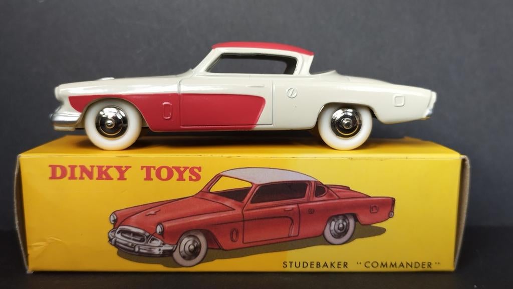 Studebaker Commander 1:43 Dinky Toys Atlas re-edition Pol, Hobby en Vrije tijd, Modelauto's | 1:43, Auto, Verzenden, Dinky@atlascollections.com