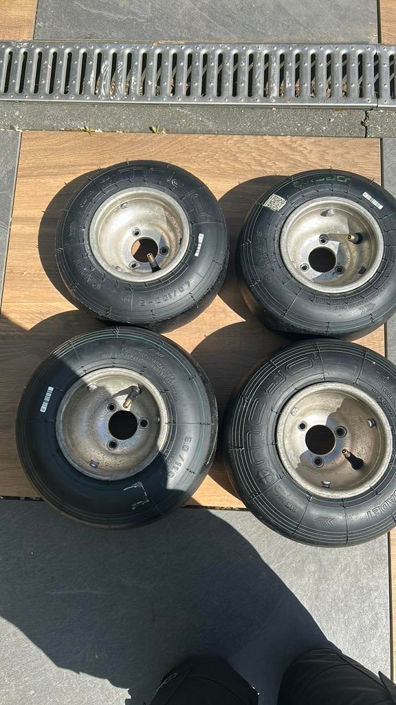 OTK MXC velgen met gratis banden, Sport en Fitness, Karting, Ophalen of Verzenden, Onderdelen Kart