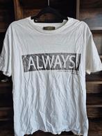 Origineel Valentino T-shirt met 'ALWAYS' print, Kleding | Heren, T-shirts, Valentino, Wit, Overige maten, Ophalen of Verzenden