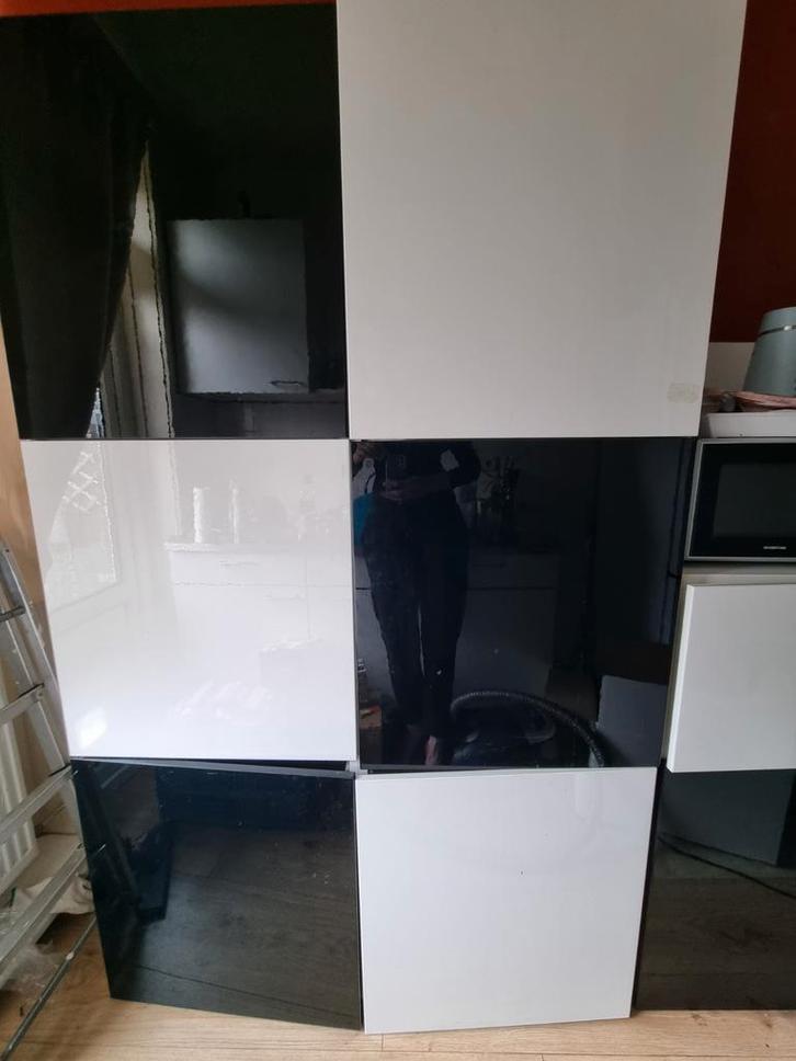Ikea Pax kast met deurtjes (zijdeglans), Huis en Inrichting, Kasten | Kledingkasten, Gebruikt, 200 cm of meer, 100 tot 150 cm