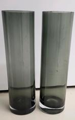 Set van 2 Rookglas Vazen - 40cm Hoog, Ophalen of Verzenden