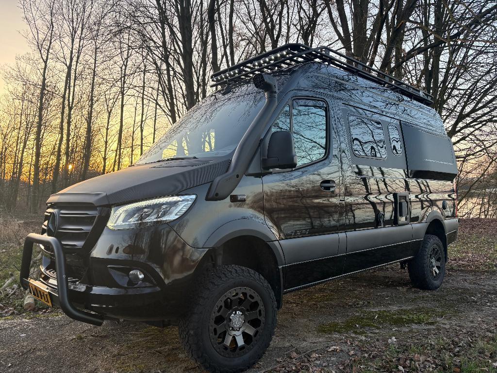 MERCEDES SPRINTER 4X4 HYMER GRAND CANYON, Caravans en Kamperen, Campers, Automaat, Buscamper of Camperbus, Tot en met 2, Mercedes-Benz