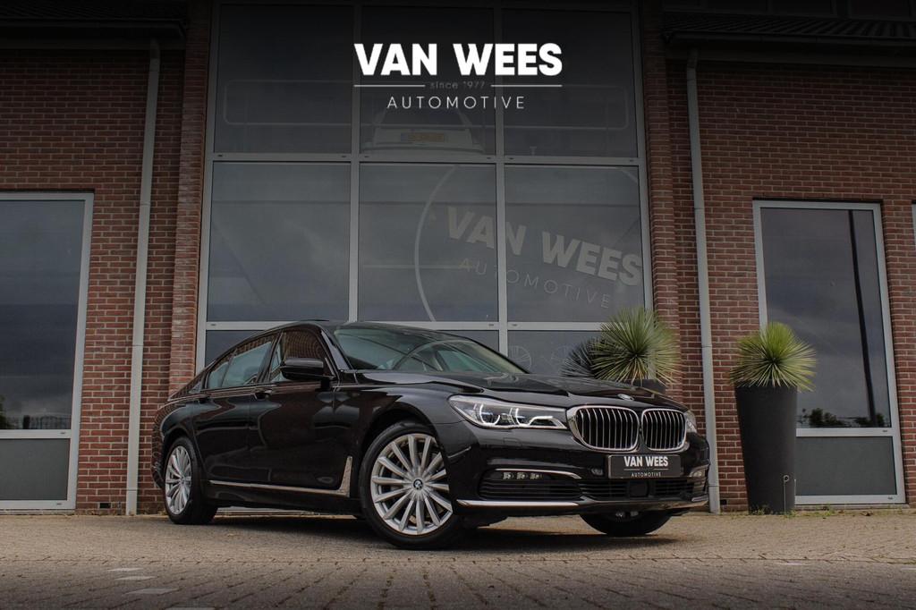 BMW 7-serie 740i High Executive | 2e eigenaar | Camera | Las, Auto's, BMW, Gebruikt, Euro 6, 1700 kg, Zwart