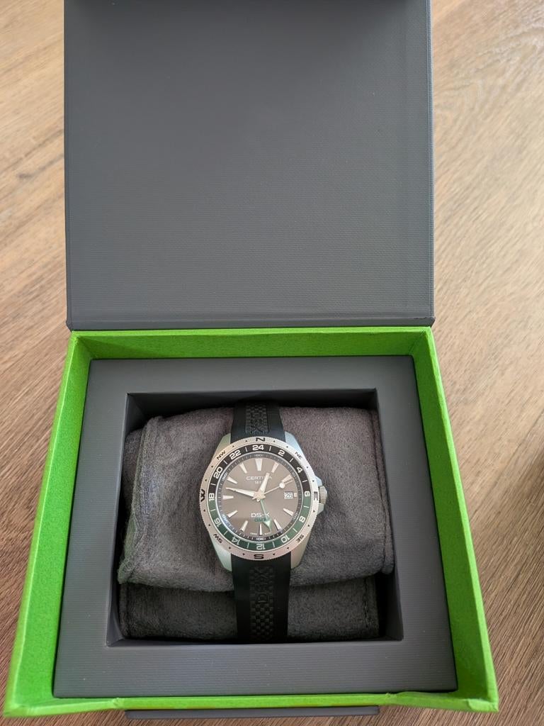 Certina DS-X GMT te koop, Overige merken, Staal, Polshorloge, Kunststof