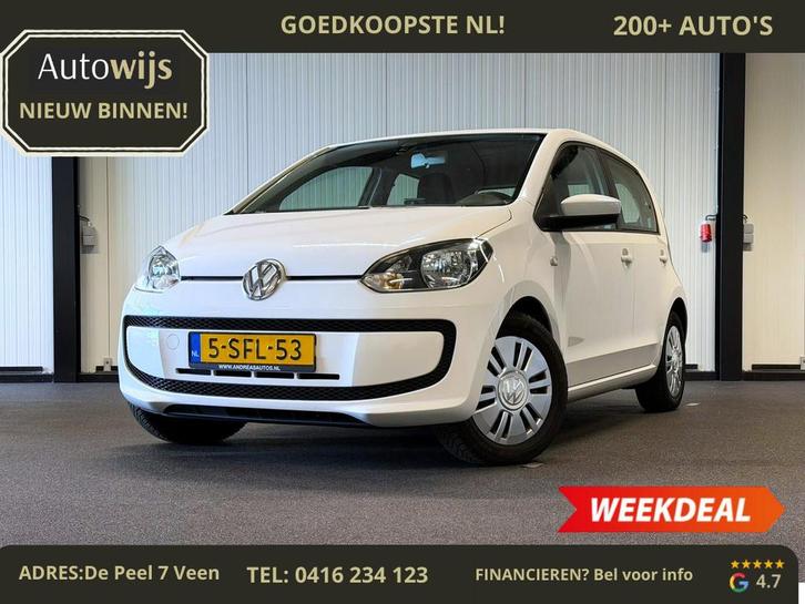 Volkswagen Up! 1.0 move up! BlueMotion|NL AUTO|5-DEU|NAVI|Go, Auto's, Volkswagen, Bedrijf, Te koop, up!, ABS, Airbags, Airconditioning