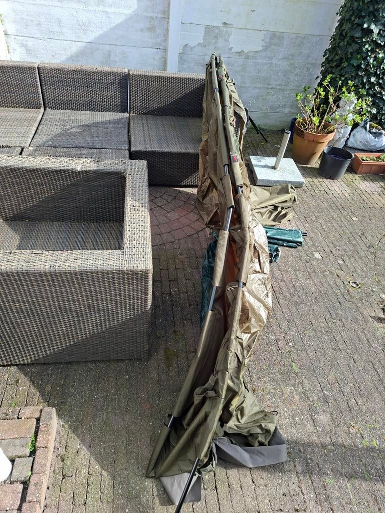 JRC/cocoon shelter/ set haringen/ draagtas/ karpervisserij, Ophalen of Verzenden, Overige typen