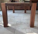 Goossens - Massief houten eettafel (220x100) - notenhout, Huis en Inrichting, Tafels | Eettafels, Ophalen, 100 tot 150 cm, 50 tot 100 cm