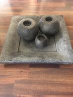 Kaarsplateau met waxinelichthouders, Ophalen, Zo goed als nieuw, Overige materialen, Minder dan 25 cm