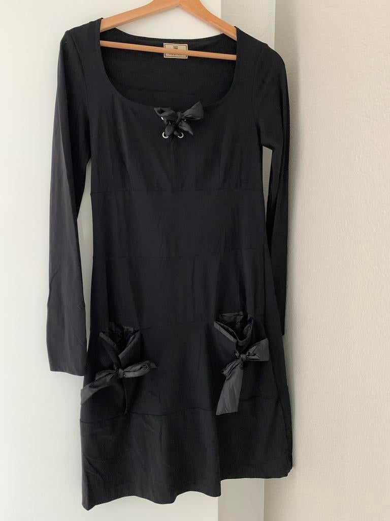 Prachtige zwarte jurk van Indies - maat S, Ophalen of Verzenden, Zo goed als nieuw, Maat 36 (S), Zwart