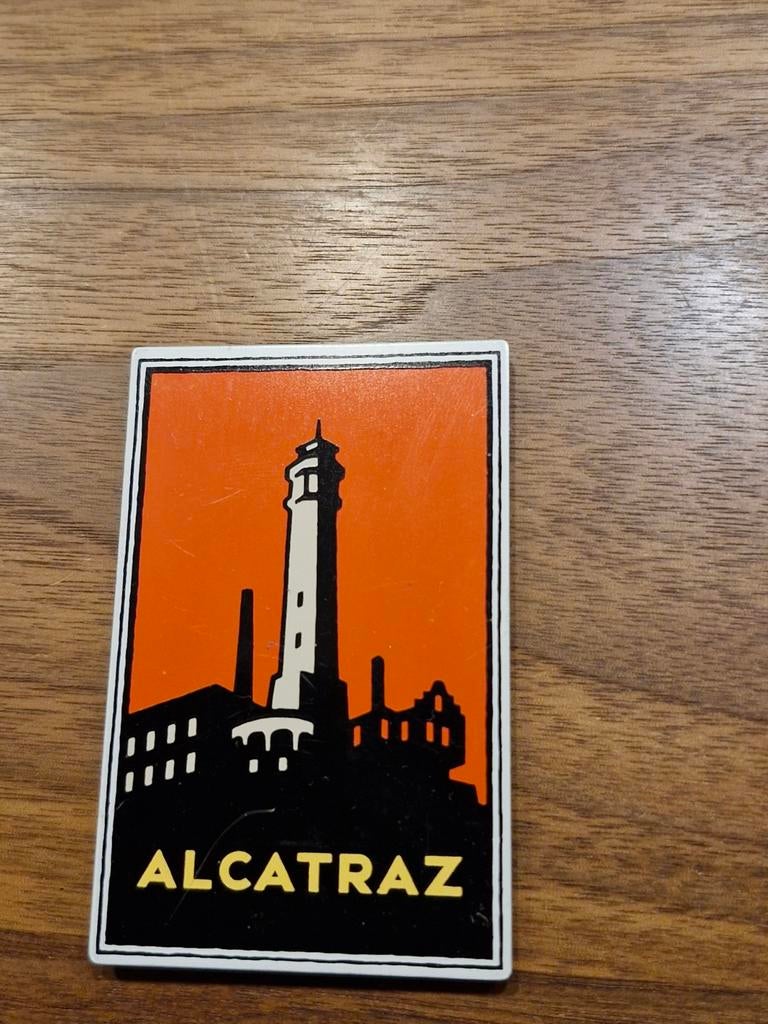 104 Alcatraz magneet, Verzamelen, Ophalen of Verzenden