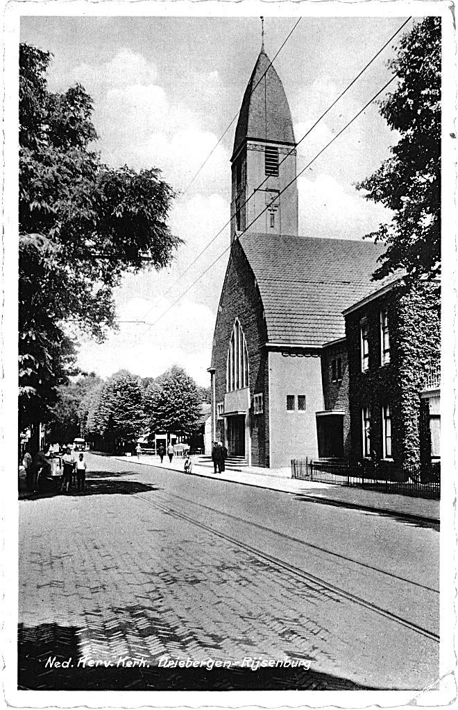 913806 Driebergen Rijsenburg Utr Ned Herv Kerk Onbeschreven, Ophalen of Verzenden, 1940 tot 1960, Ongelopen, Utrecht