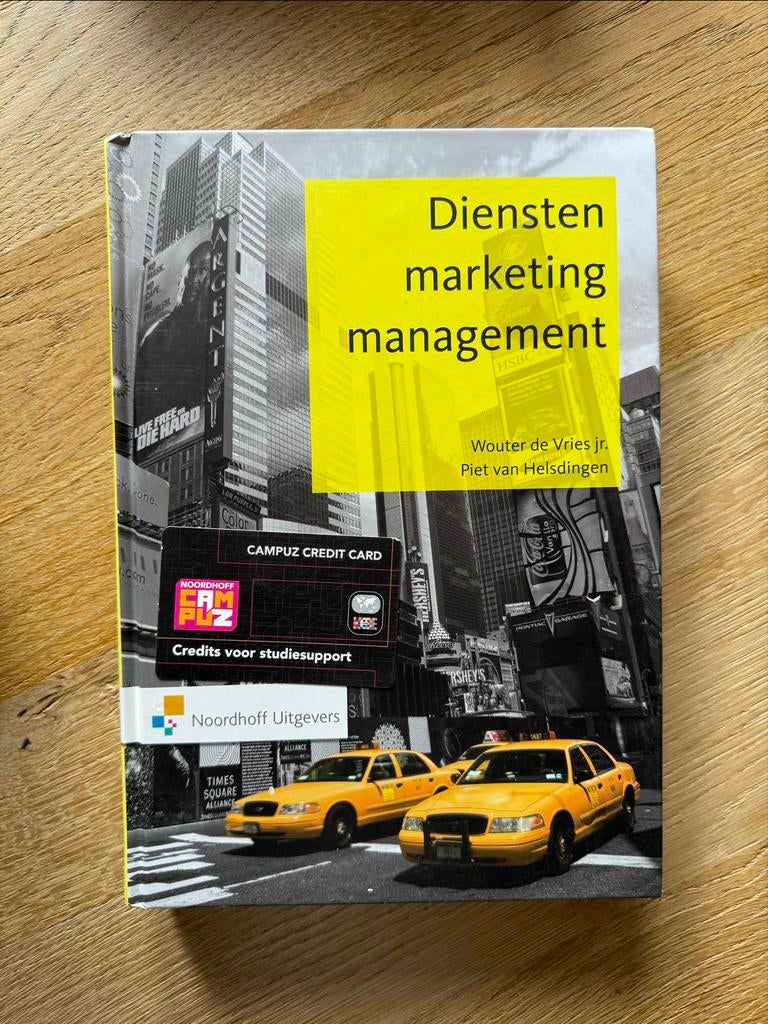 Diensten marketing management - Wouter de Vries jr, Boeken, Ophalen, Gamma, Zo goed als nieuw, HBO