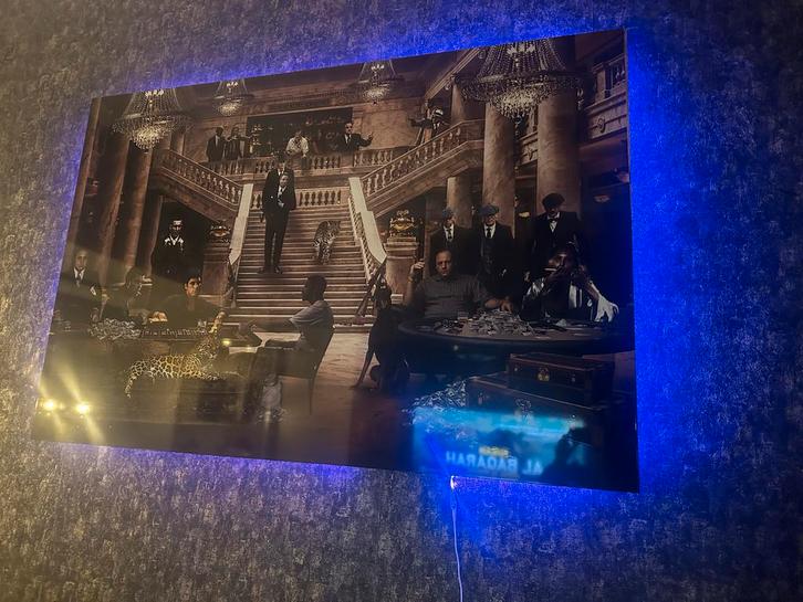 Gangster Paradise Plexiglas Schilderij 180x120cm, Antiek en Kunst, Kunst | Schilderijen | Modern, Ophalen of Verzenden