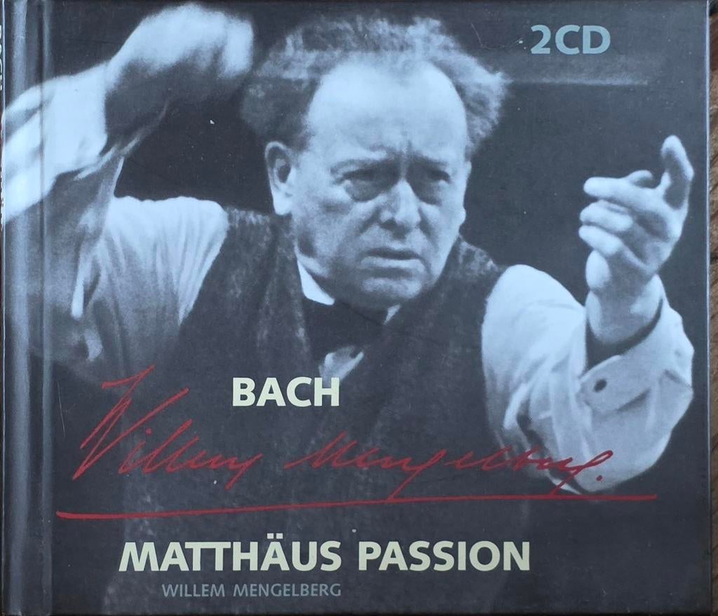Bach - Matthäus Passion - Willem Mengelberg (2CD), Cd's en Dvd's, Cd's | Klassiek, Zo goed als nieuw, Vocaal, Barok, Boxset, Ophalen of Verzenden