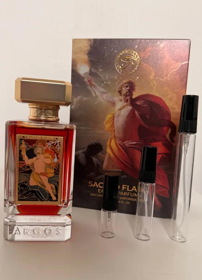 Argos Sacred Flame Sample/Decant, Sieraden, Tassen en Uiterlijk, Uiterlijk | Parfum, Nieuw, Verzenden
