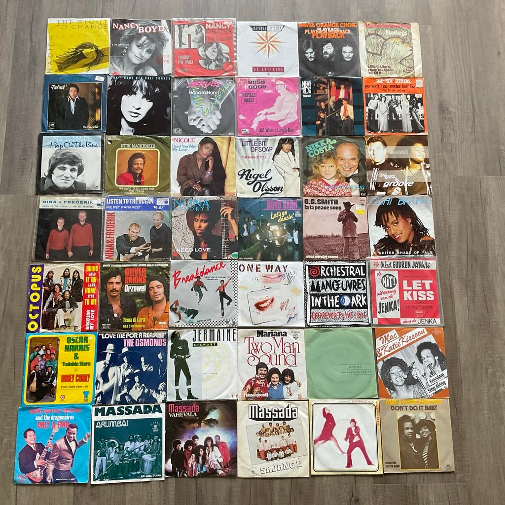 Grote collectie vinyl singles - Pop, Rock, Soul (42st), Cd's en Dvd's, Vinyl Singles, Gebruikt, 7 inch, Single, Ophalen of Verzenden