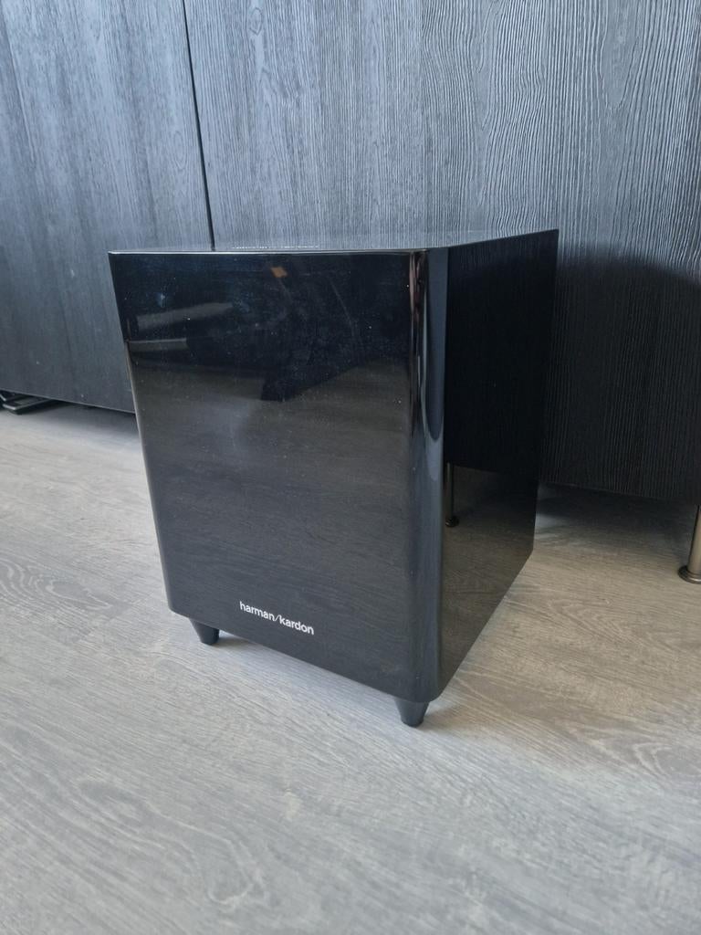 Harman Kardon HKTS210SUB/230, subwoofer, getest en werkt, Ophalen of Verzenden, 120 watt of meer, Subwoofer, Overige merken