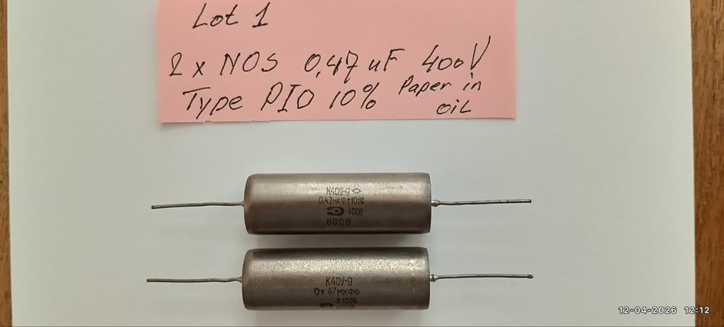NOS Sovjet K40Y-9 PIO condensatoren. Totaal 22 stuks., Ophalen of Verzenden