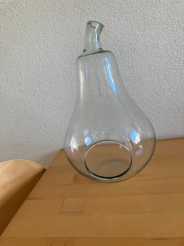 Glazen /terrarium in peer vorm, Ophalen, Overige kleuren, 50 tot 75 cm, Glas