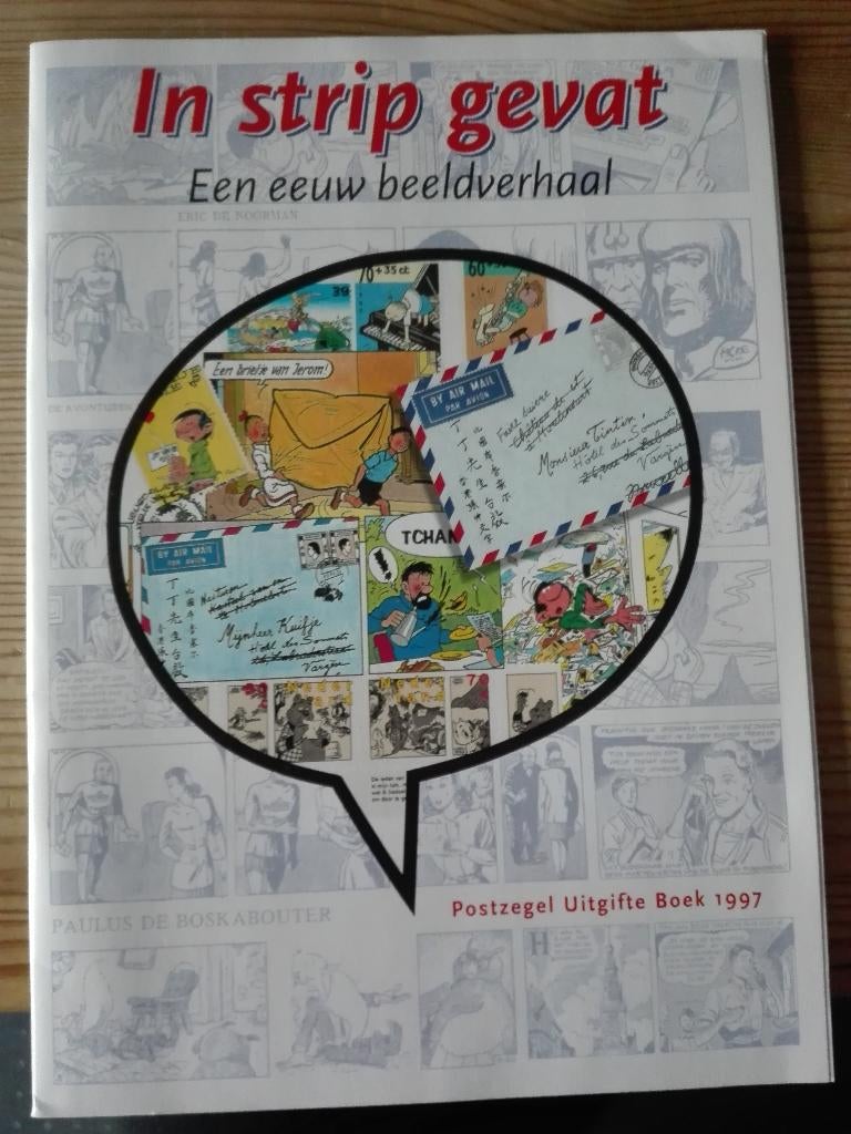 "In Strip Gevat" - postzegeluitgifteboek 1997 door PTT post., Postzegels en Munten, Postzegels | Toebehoren, Verzenden, Boek of Tijdschrift
