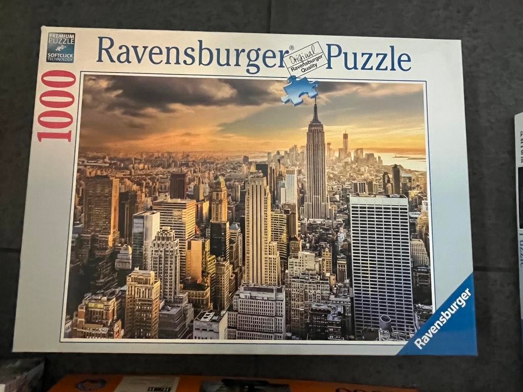 New York puzzel 1000st. Compleet, Ophalen of Verzenden, 500 t/m 1500 stukjes, Zo goed als nieuw