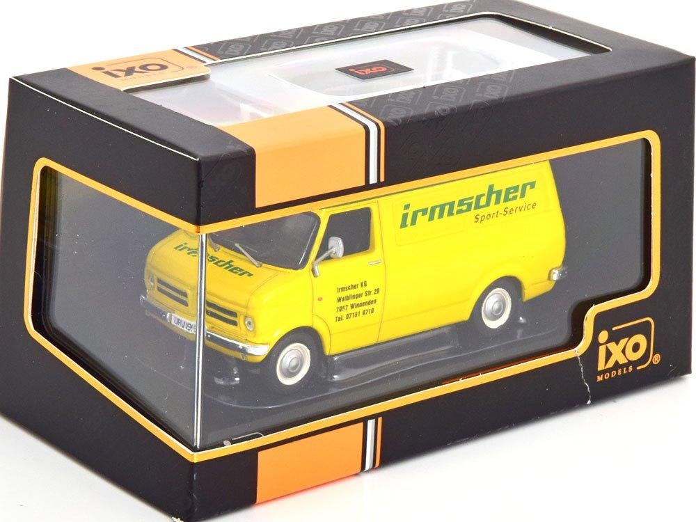 JSN IXO 1:43 Bedford Blitz Rally - Team Irmscher geel groen, Overige merken, -, Nieuw, Ophalen of Verzenden