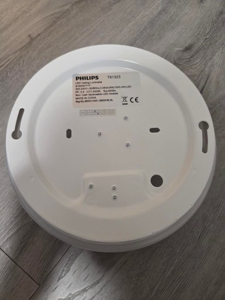 Philips LED Plafondlamp - Helder Wit Licht (4000K), Ophalen of Verzenden, Gebruikt, Metaal, Modern, Functioneel