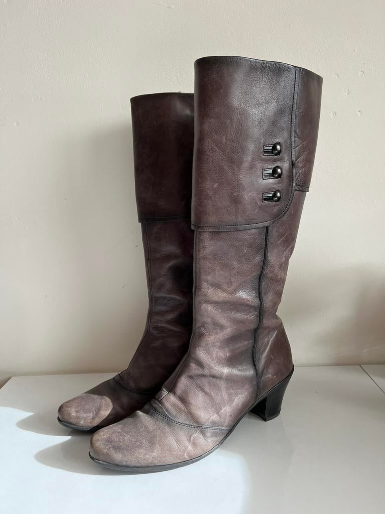 Victorian style leren laarzen Hispanitas, maat 41, Kleding | Dames, Schoenen, Hoge laarzen, Ophalen of Verzenden, Zo goed als nieuw